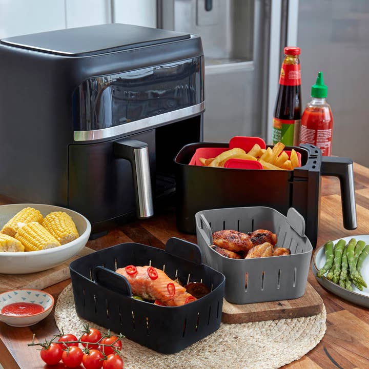 WAFE - Wholesale Kitchen tool/gadget - WAFE Dual Zone Silicone Air Fryer Liner 2pack13