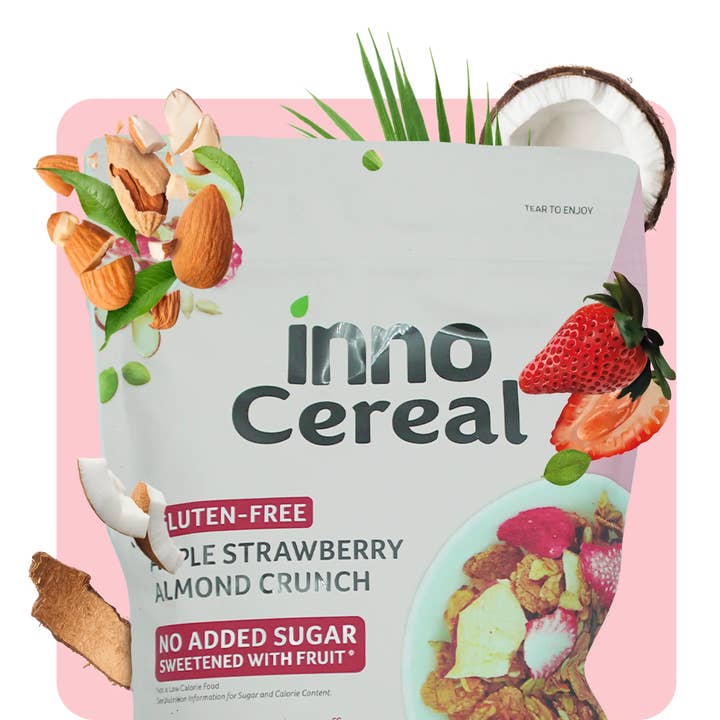 Apple Strawberry, Almond Cereal for wholesale by Inno Foods