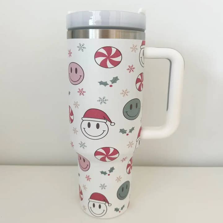 LoveLina - Wholesale Insulated Mug/Tumbler - Holiday Cheer Tumblers (LOMI 1)1