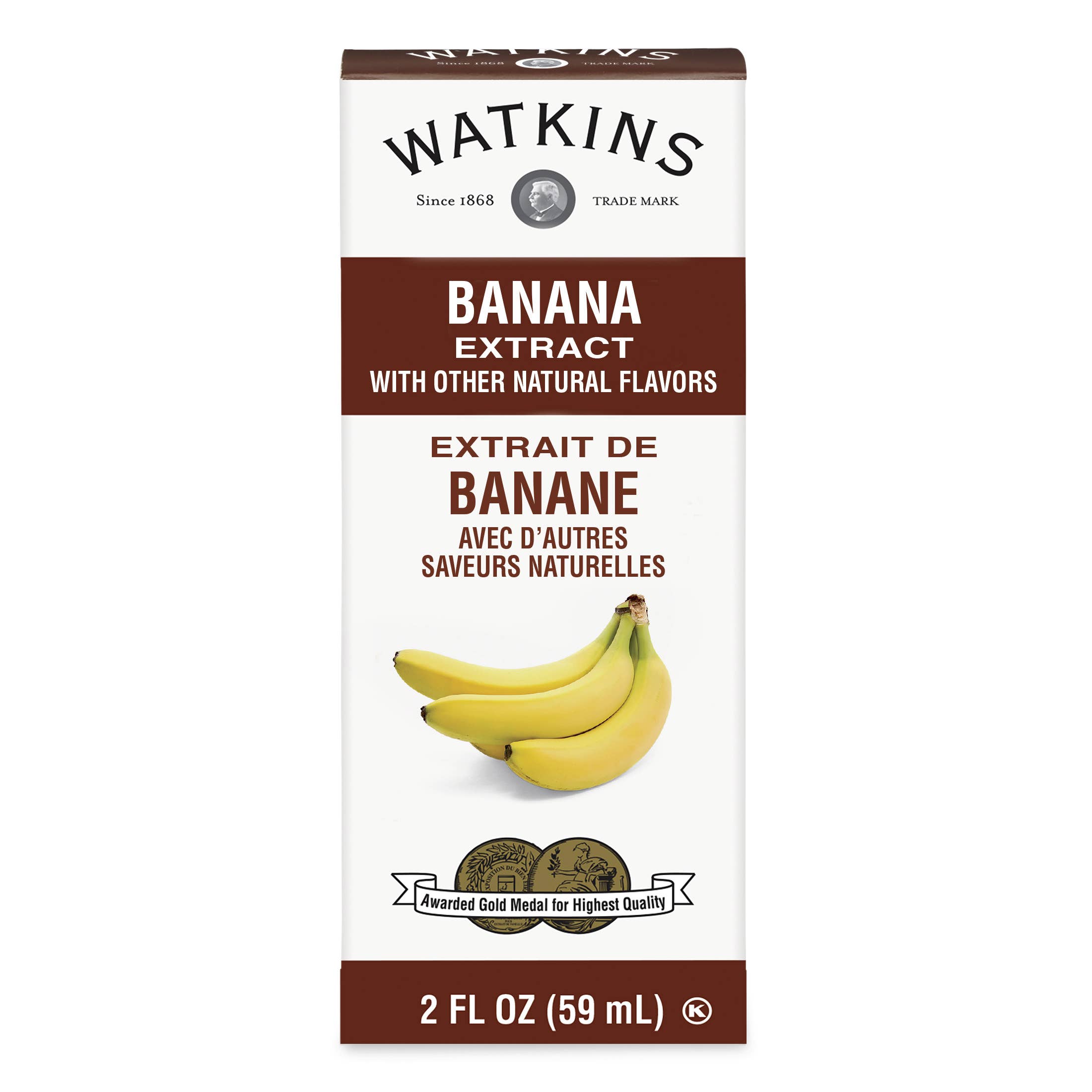 The Watkins Co. - Wholesale Vanilla/Fruit Extract - Banana Extract 2 fl oz0