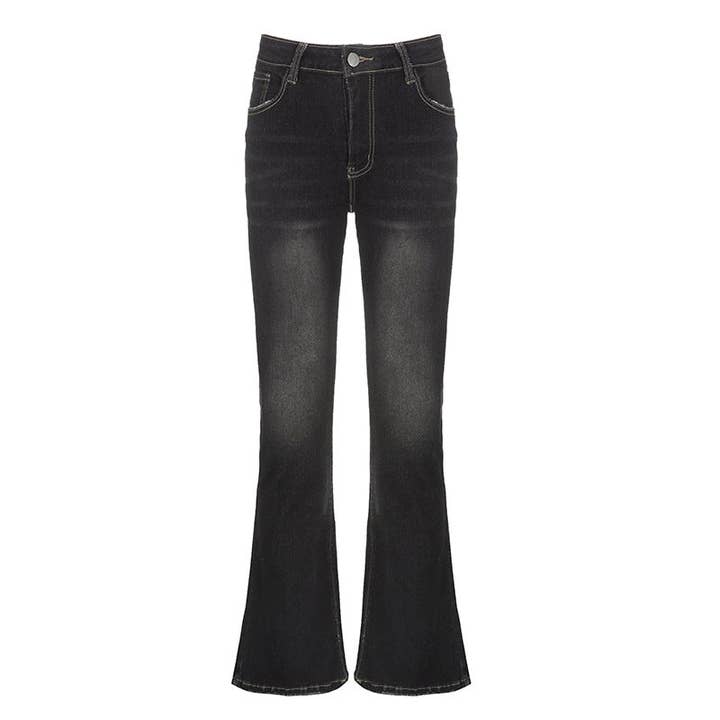 Marayn - Wholesale Jeans - Women's - 2025 Vintage Flare LowRise Washed Workwear Jeans3