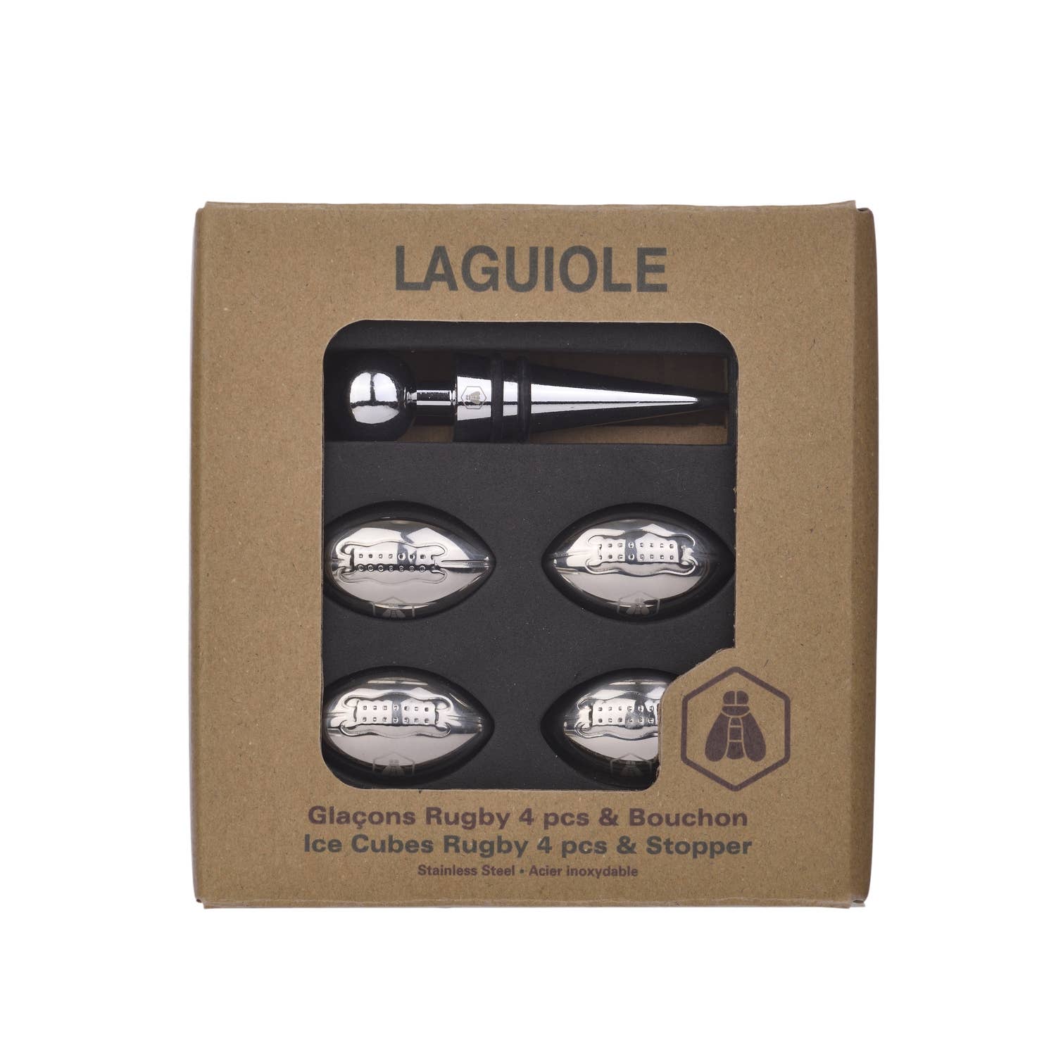 Laguiole - Wholesale Wine Stopper - Laguiole ice cube cooler with stopper8