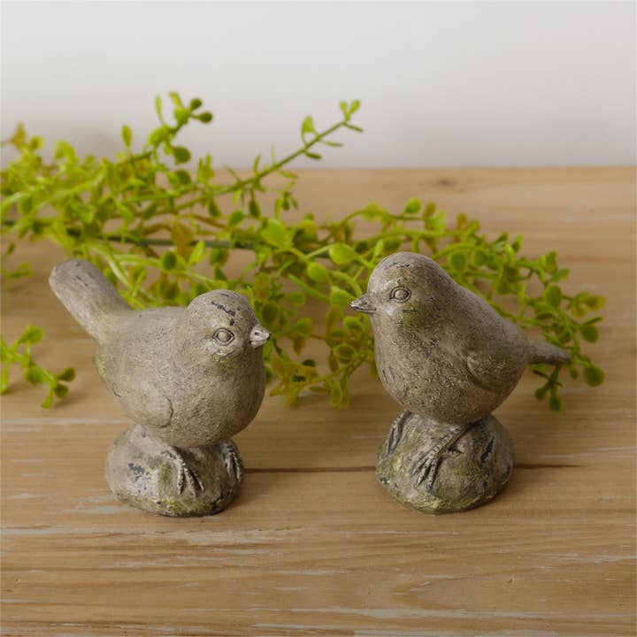 Audrey's Home & Gift - Wholesale Decorative Figurine - Birds - Cement Finish (Pk/02 Ast)1