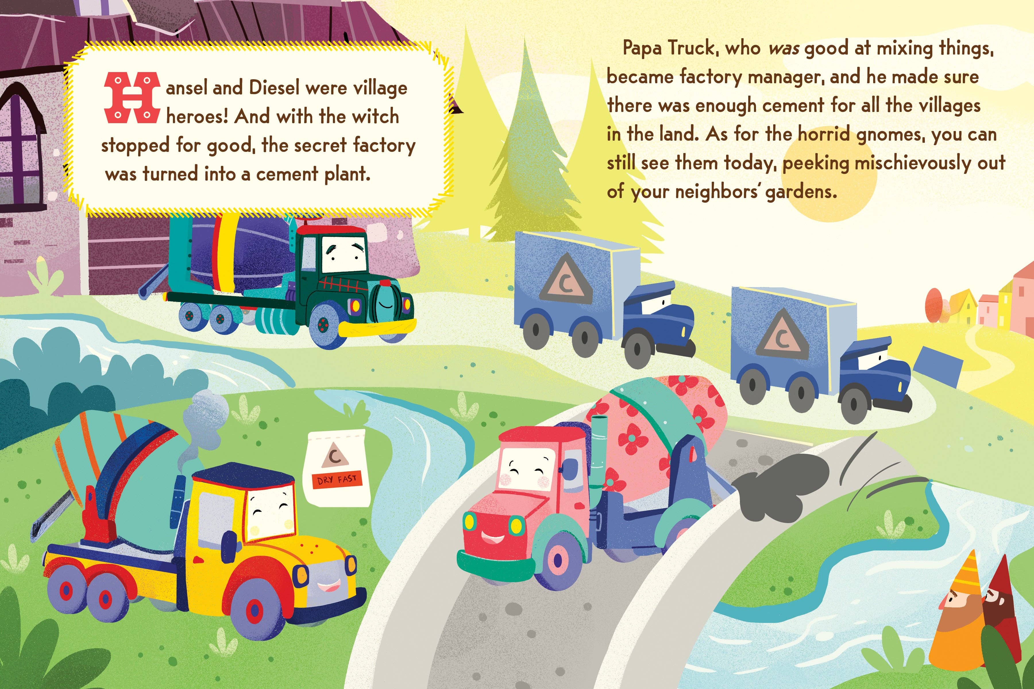 Bushel & Peck Books - Wholesale Preschool Book (3-5) - Truck Tales: Hansel and Diesel and the Witch's Factory13