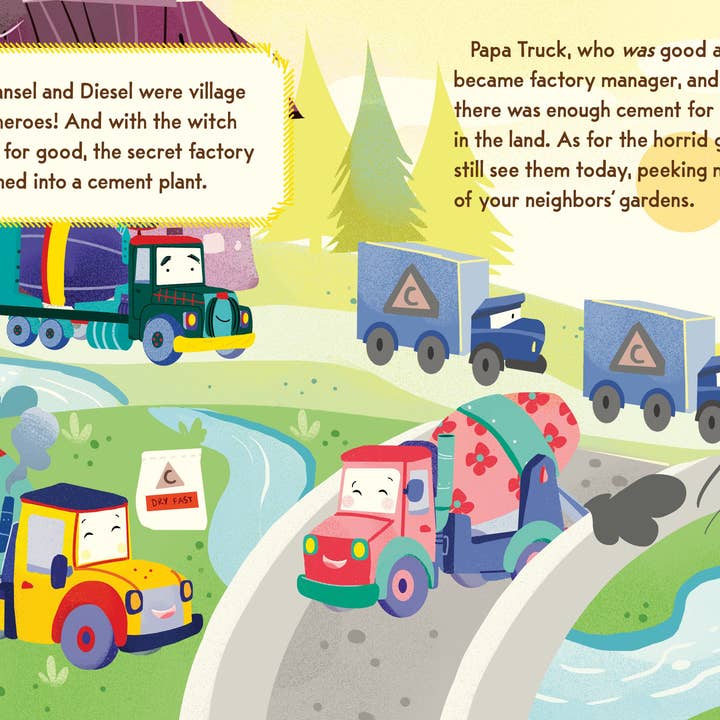 Bushel & Peck Books - Wholesale Preschool Book (3-5) - Truck Tales: Hansel and Diesel and the Witch's Factory13