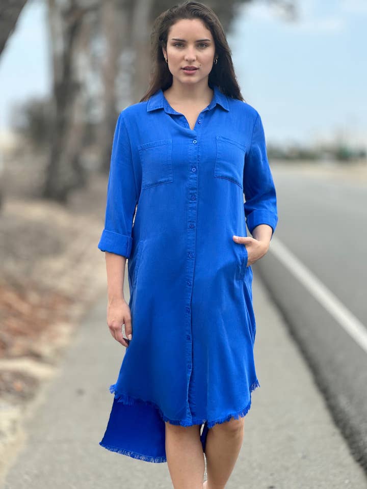 Chill Out Shirtdress for wholesale by WASH LAB