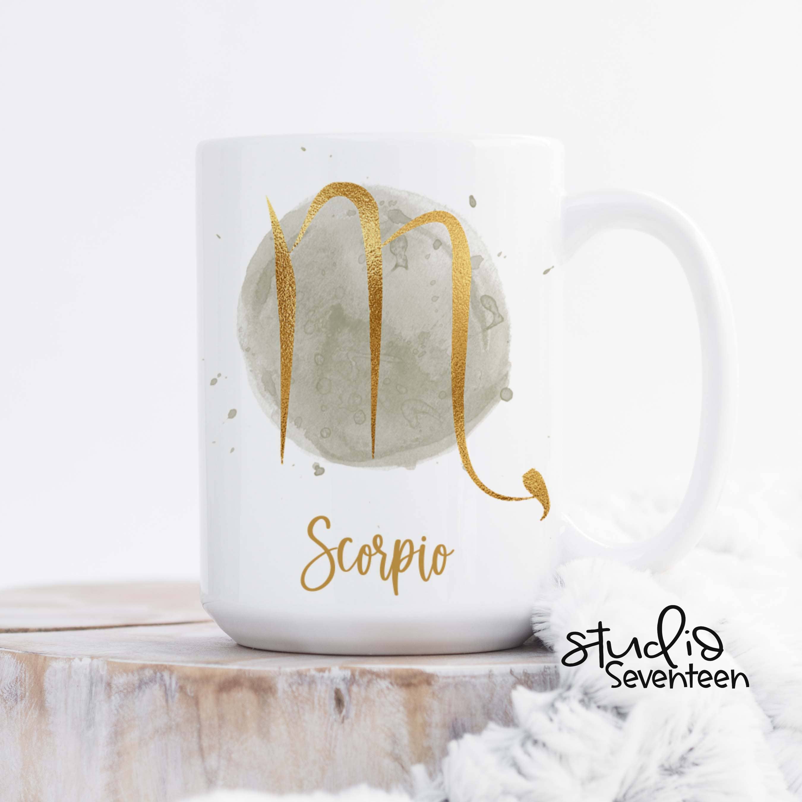 Studio Seventeen - Wholesale Coffee Mug - Horoscope Coffee Mug with the Zodiac Sign Scorpio
