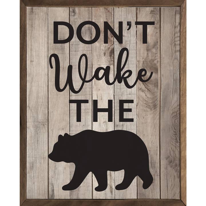 Don't Wake The Bear Brown for wholesale by Kendrick Home
