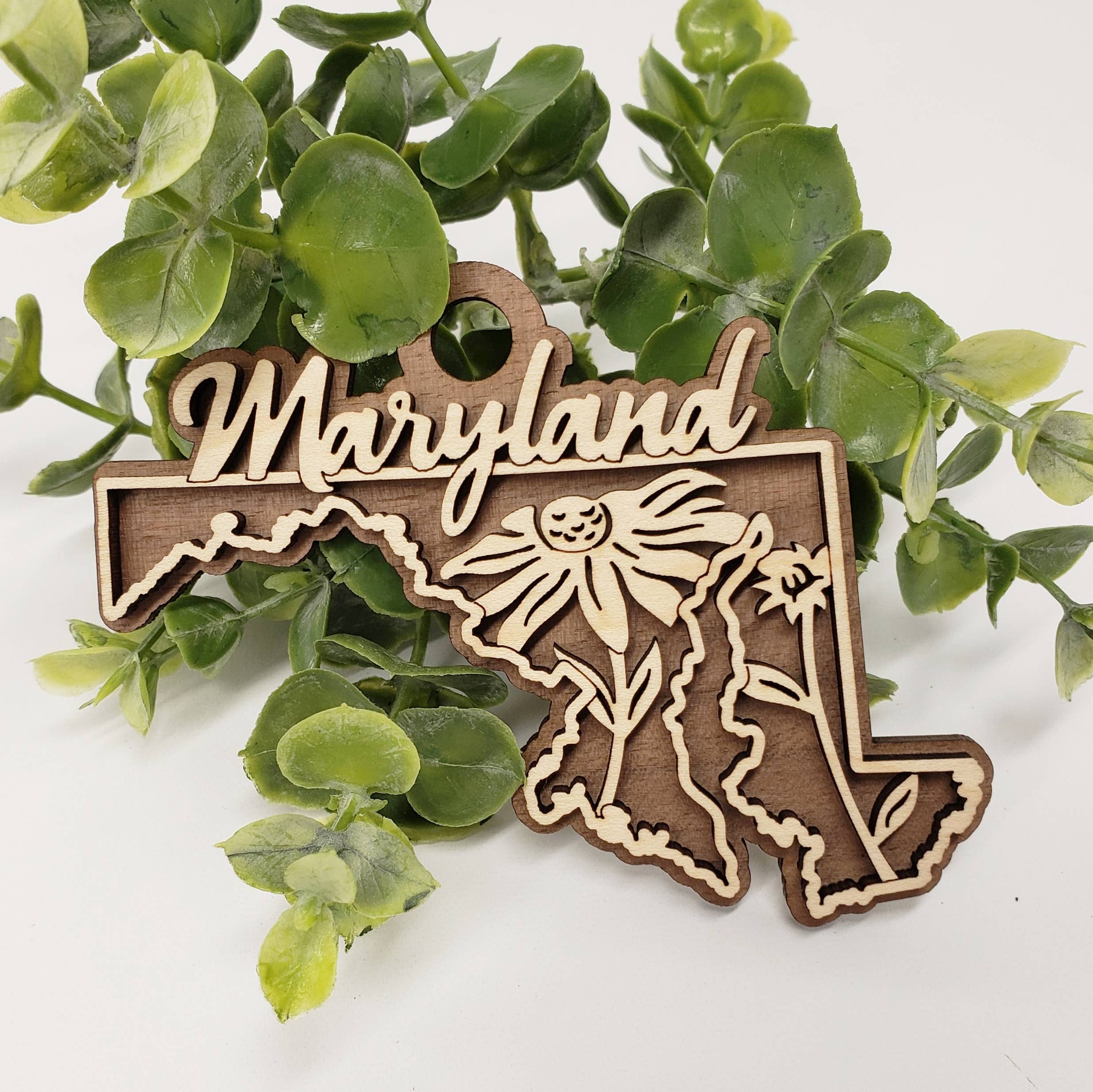Ashley's Creations KS - Wholesale Ornament - Maryland State Flower Ornament0