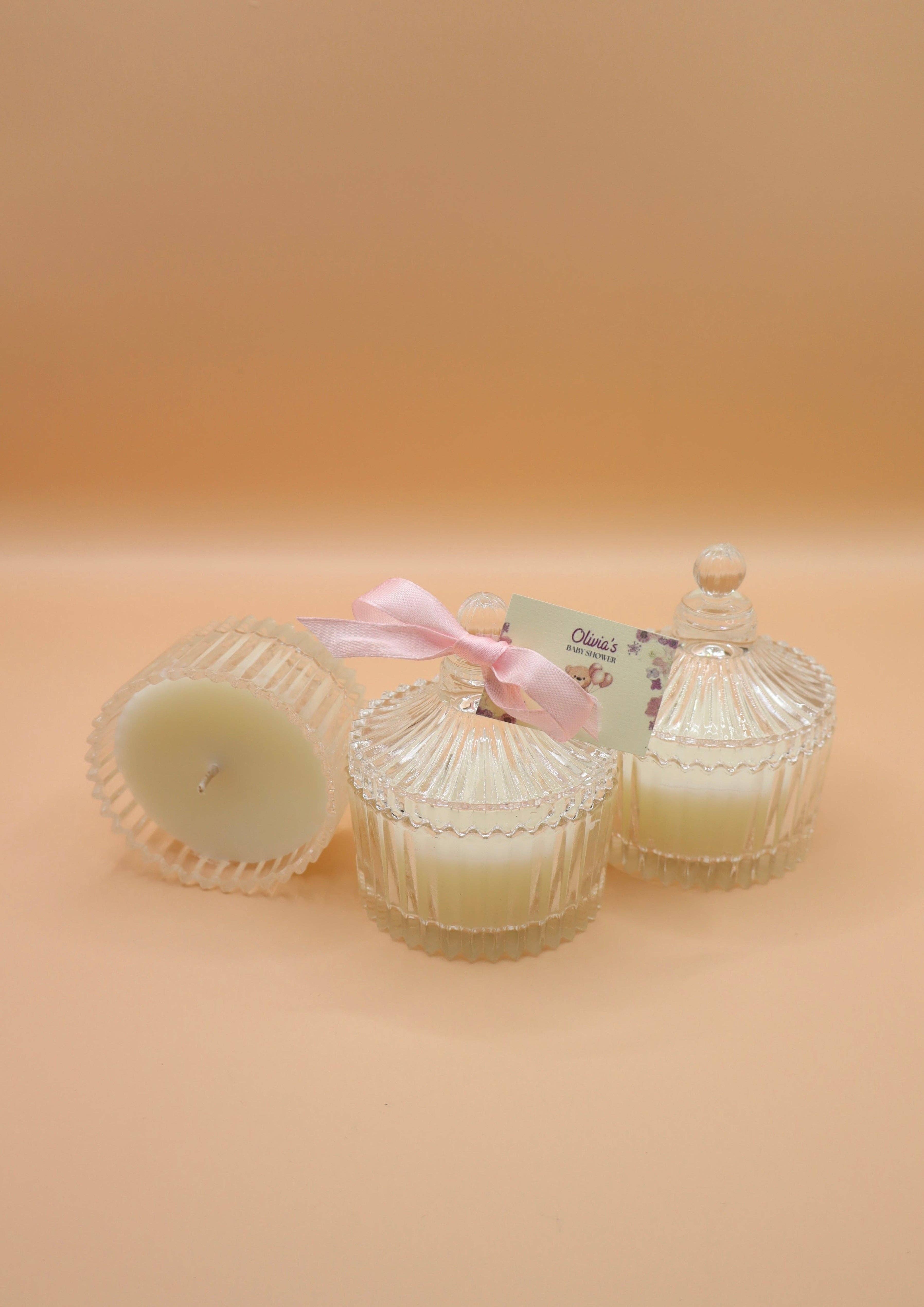 alCo Candles - Wholesale Party Favor - Personalized Baby Shower Party Favors - Mini Candle | Baby Girl2
