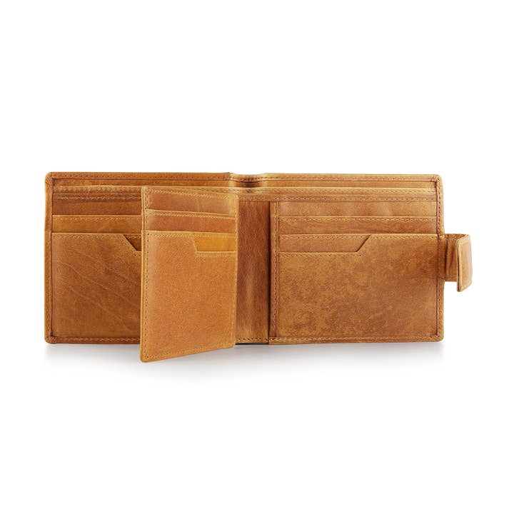 PRIMEHIDE - Wholesale Portemonnee - Heren - Alperto RFID Notecase leren portemonnee - 42699