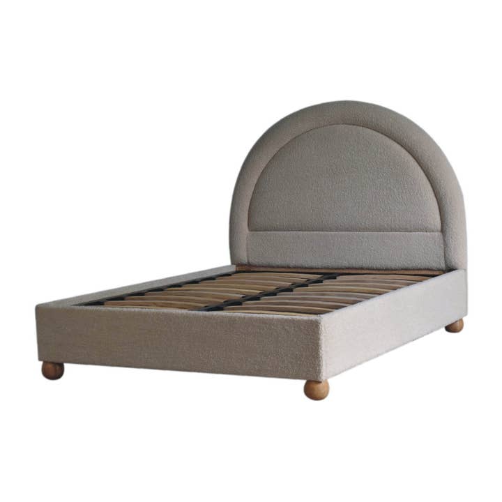 Artisan Furniture – wholesale Bed – Cream Boucle Double Bed9
