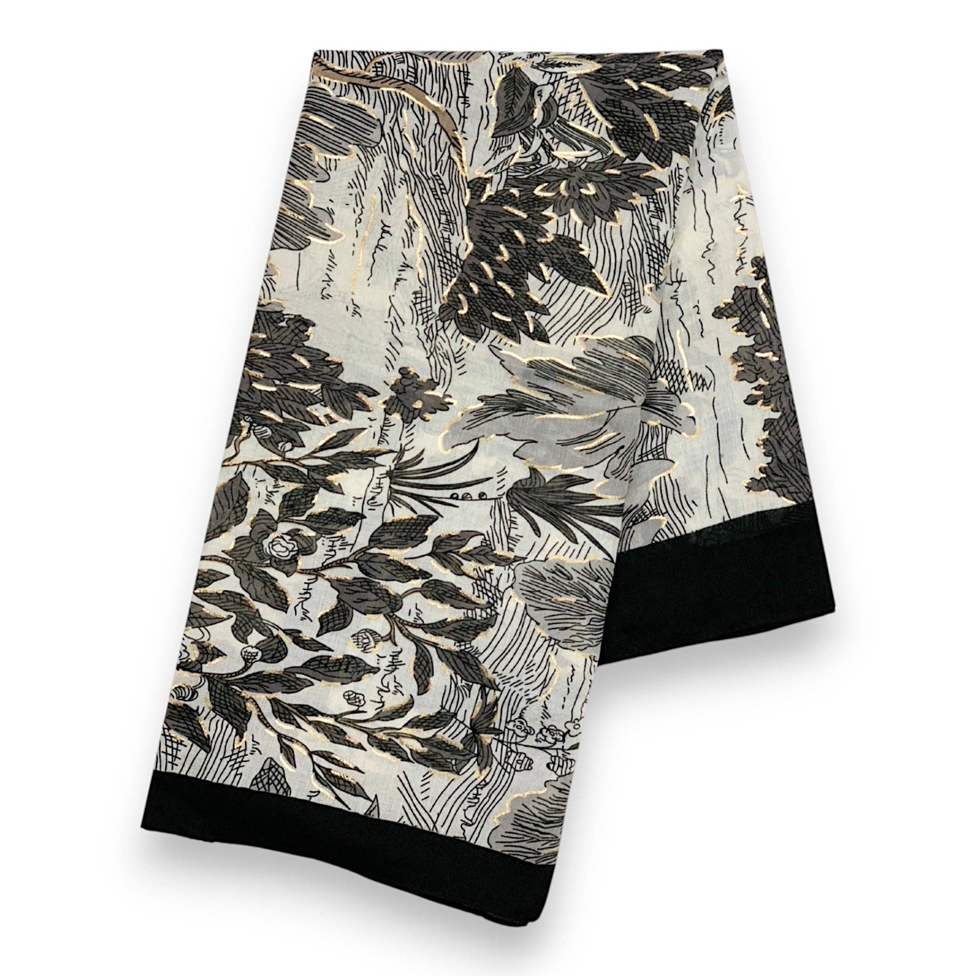 Lili Scarves (US Duty Free) – wholesale Scarf – Women's – Nature Art Print Scarf17