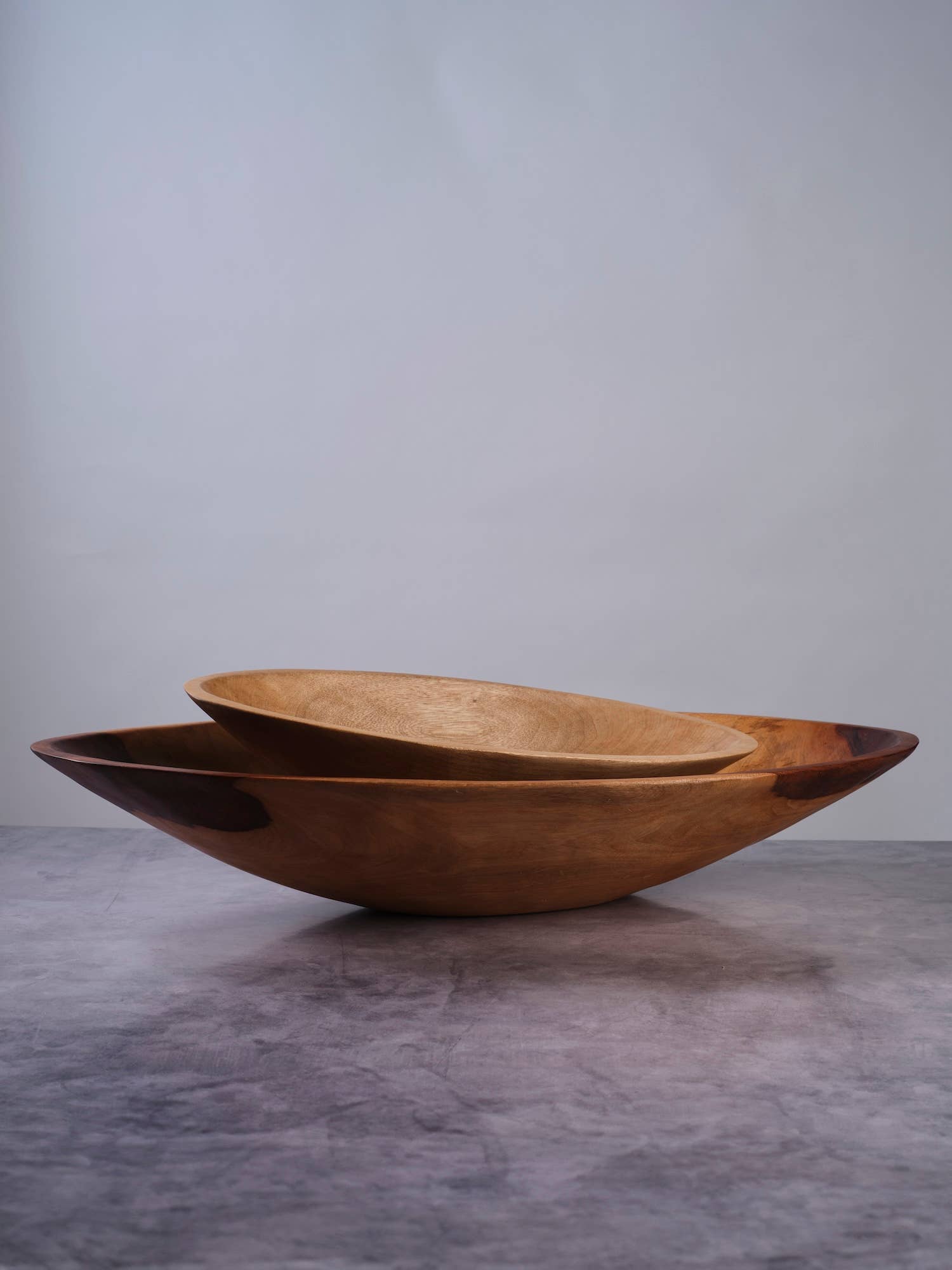 Sobremesa - Wholesale Decorative Plate/Dish/Bowl - 19" Oval Wood Bowl for Salad, Wooden Bowl2