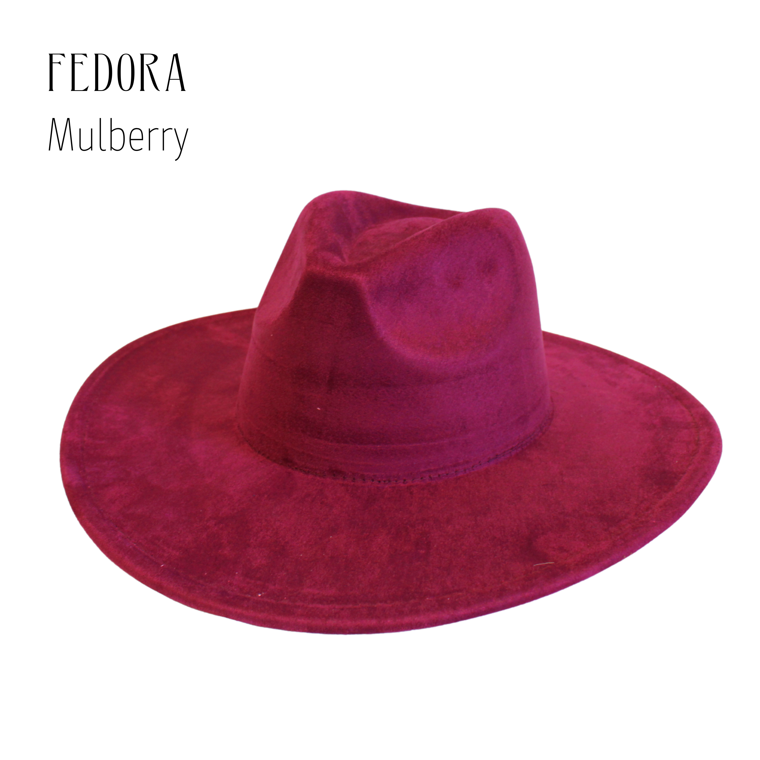 Wildflowers and Barley – Großhandel Fedora-Hut – Damen – Vegan-Wildleder-Blanko-Rancher-Krone-Fedora – Verstellbarer Hut für DIY & Hutverbrennung15