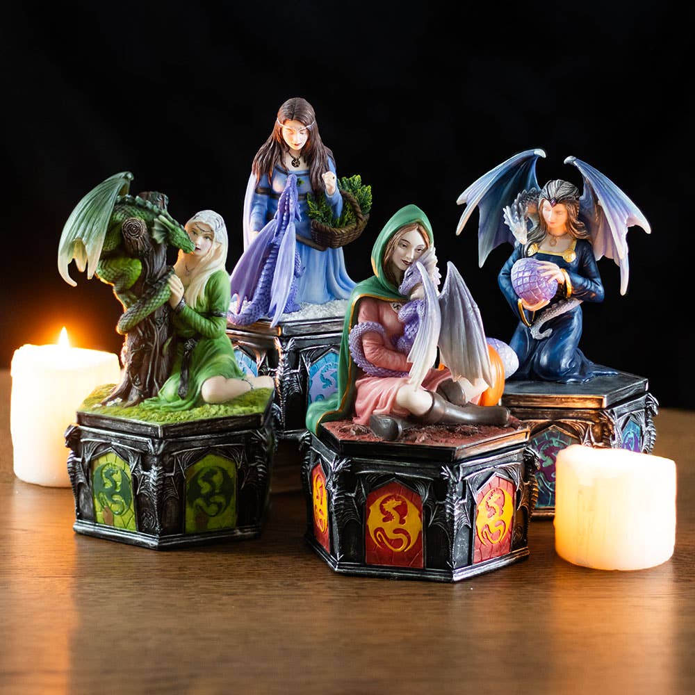 Something Different Wholesale – wholesale Decorative box – Dragon Friendship Decorative Fall Box by Anne Stokes6