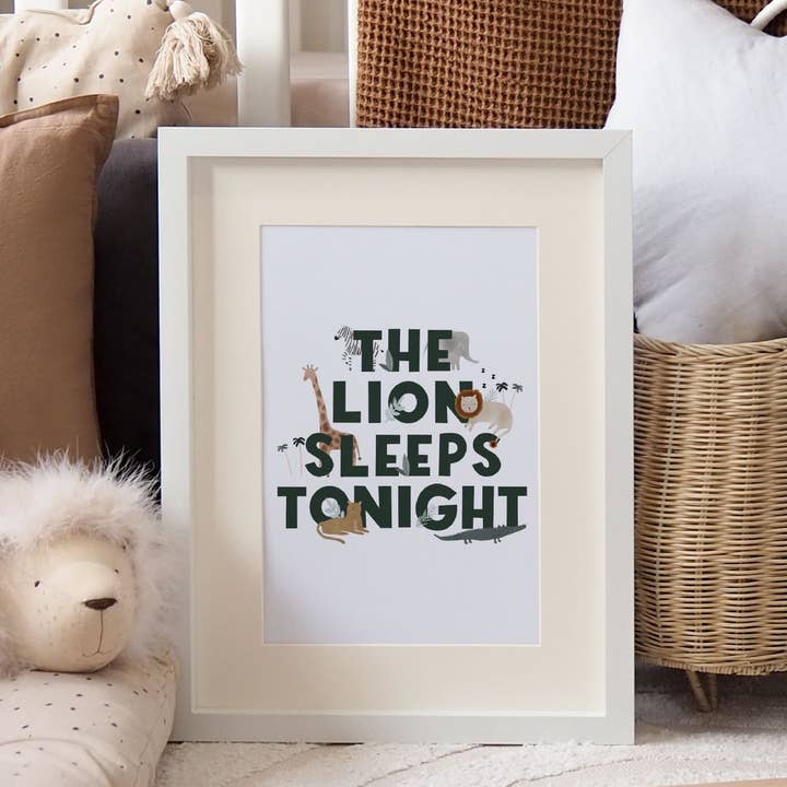 The Lion Sleeps Tonight - Safari for wholesale by Little M