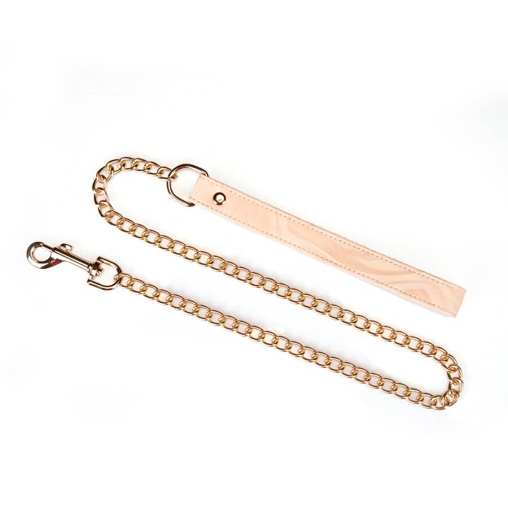 Liebe Seele - Wholesale Sex Toy - Boudoir Amor Vegan Collar with Leash Pink