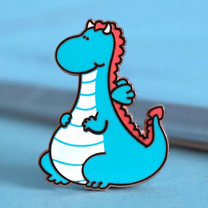 Dragon Enamel Pin for wholesale by Toastedink