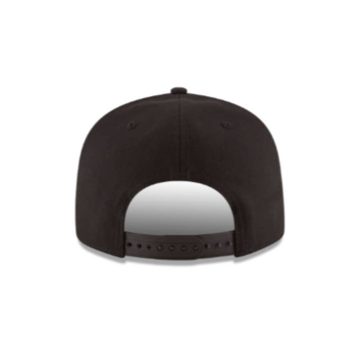 Rat City Skate Shop - Wholesale Flat Brim Cap - Men's - MILWAUKEE BUCKS 9FIFTY NBA NEW ERA BLACK AND WHITE SNAPBACK HAT