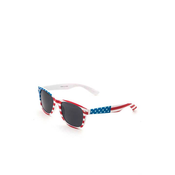 LA Jewelry Plaza - Wholesale Sunglasses - Kids - Kids American Flag Printed Sunglasses Set1