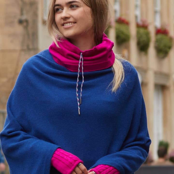 Cadenza Italy Ltd – wholesale Halsduk - Dam – 100% Merinoull Dragsko Snood2