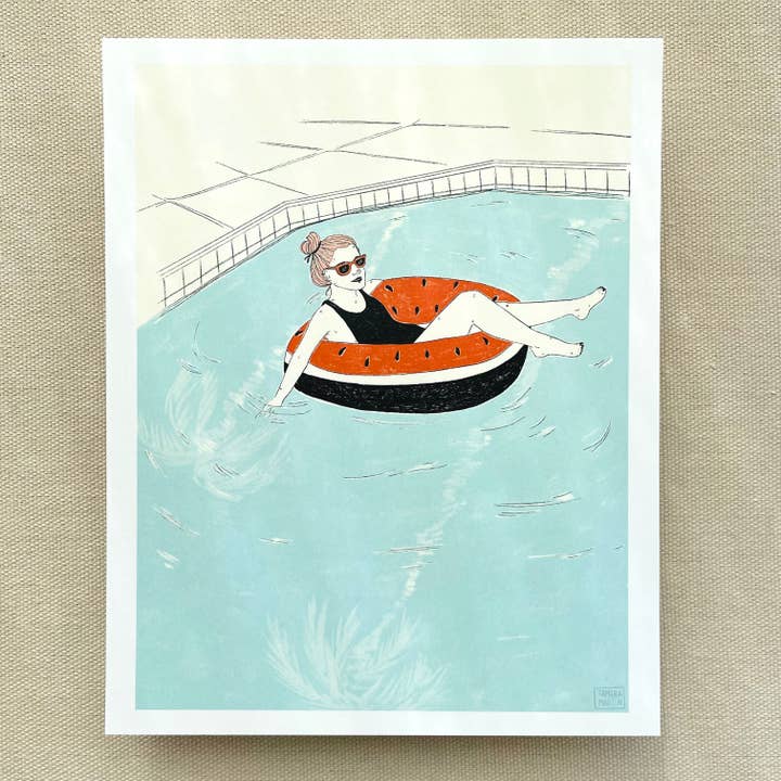 Impression d'art sur la piscine pour la vente par Tamara Martin