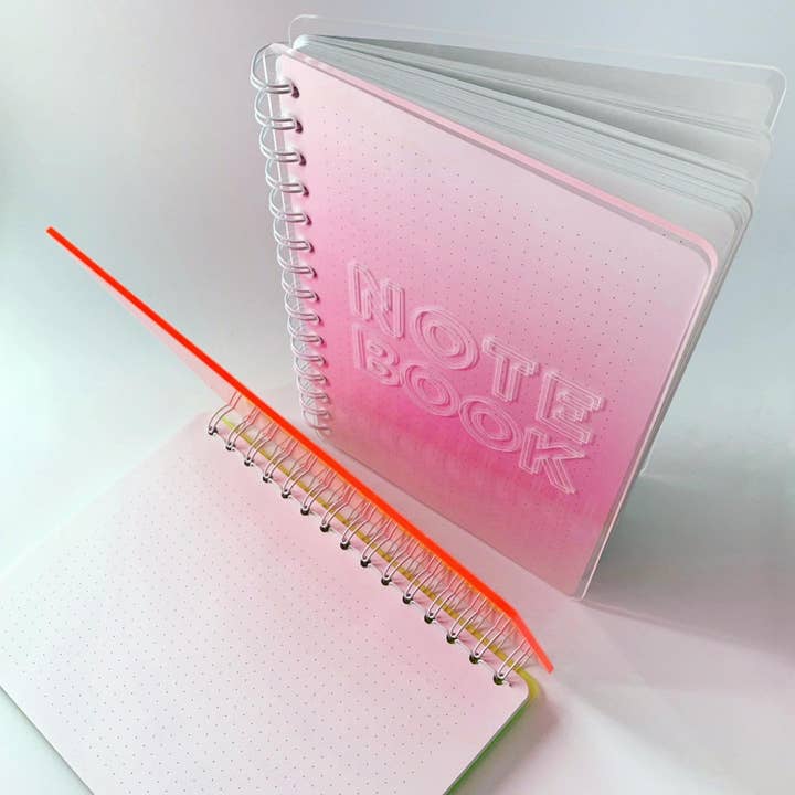 MAKE 2D - Vente Cahiers - Cahier acrylique avec couverture transparente ou néon4