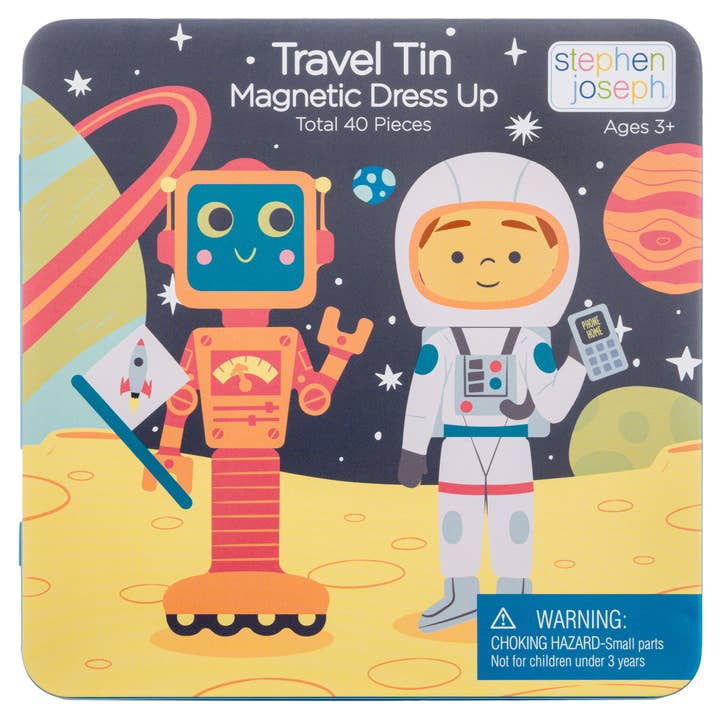 Travel Tin Magnetic Dress-Up for wholesale by Stephen Joseph Gifts