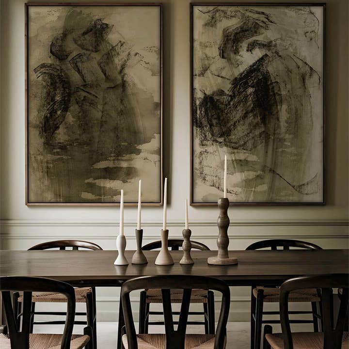 Modern Antique Prints - Wholesale Art Print - Distant Echo – Abstract Wabi-Sabi Art Print4