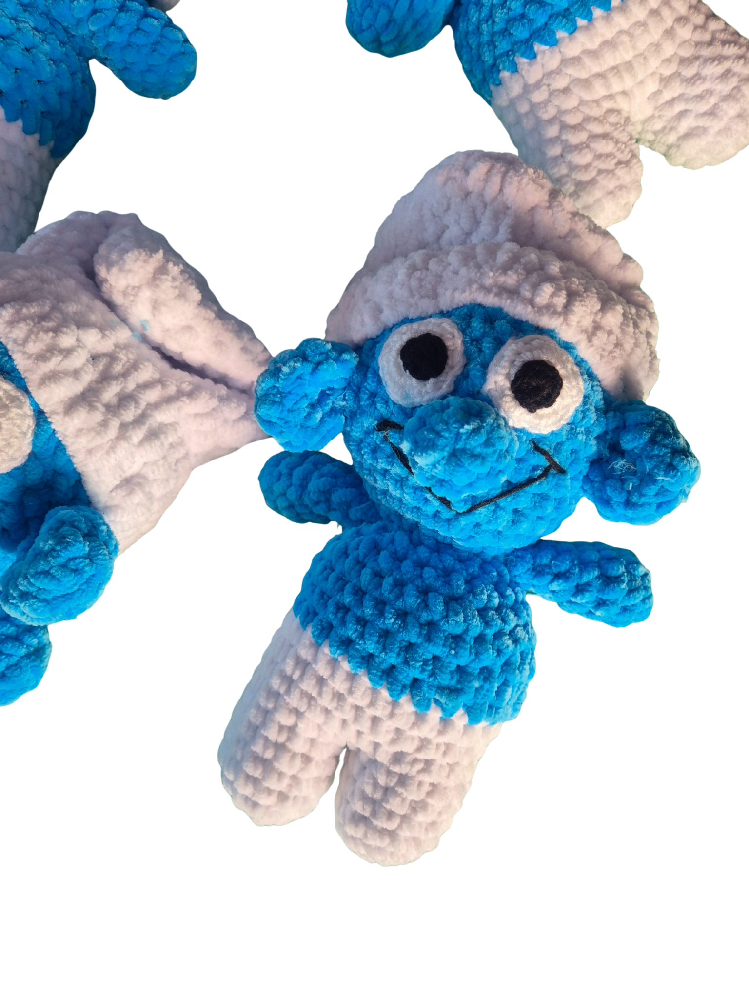 despinacrafting - Wholesale Stuffed/Plush Toy - Kids & Baby - Velvet Crochet Smurf Plush | Handmade | 25 cm10