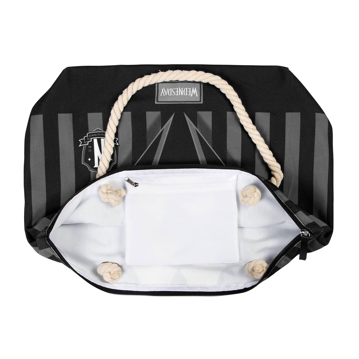 KARACTERMANIA – wholesale Strandväska – Wednesday Uniform-Soleil strandväska4