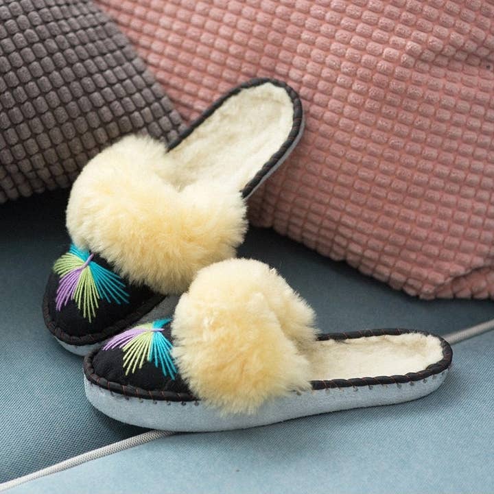 Sheepers SP .Z O.O. - Vendita all'ingrosso Pantofole - Donna - Pantofola in Pelle di Pecora Originale Sheepers Colore Crema0