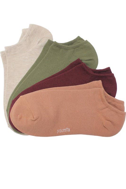 Youmita 4 Assorted Color Socks-YM80-SOX-69-24 for wholesale on Faire1