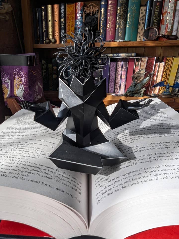 Pattern shelf guardian Stormlight figure for wholesale by Geek and Artsy