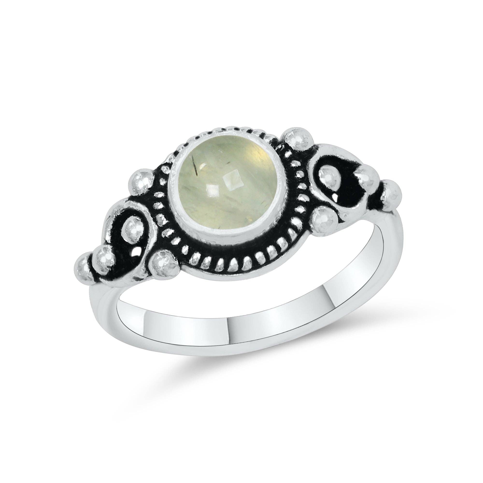 Handmade Jewels – Engroshandel Båndring – Delikate Stable Ringe, Sølvbelagt – Assorterede, Boho Stil Med Naturlige Krystaller, Engros8