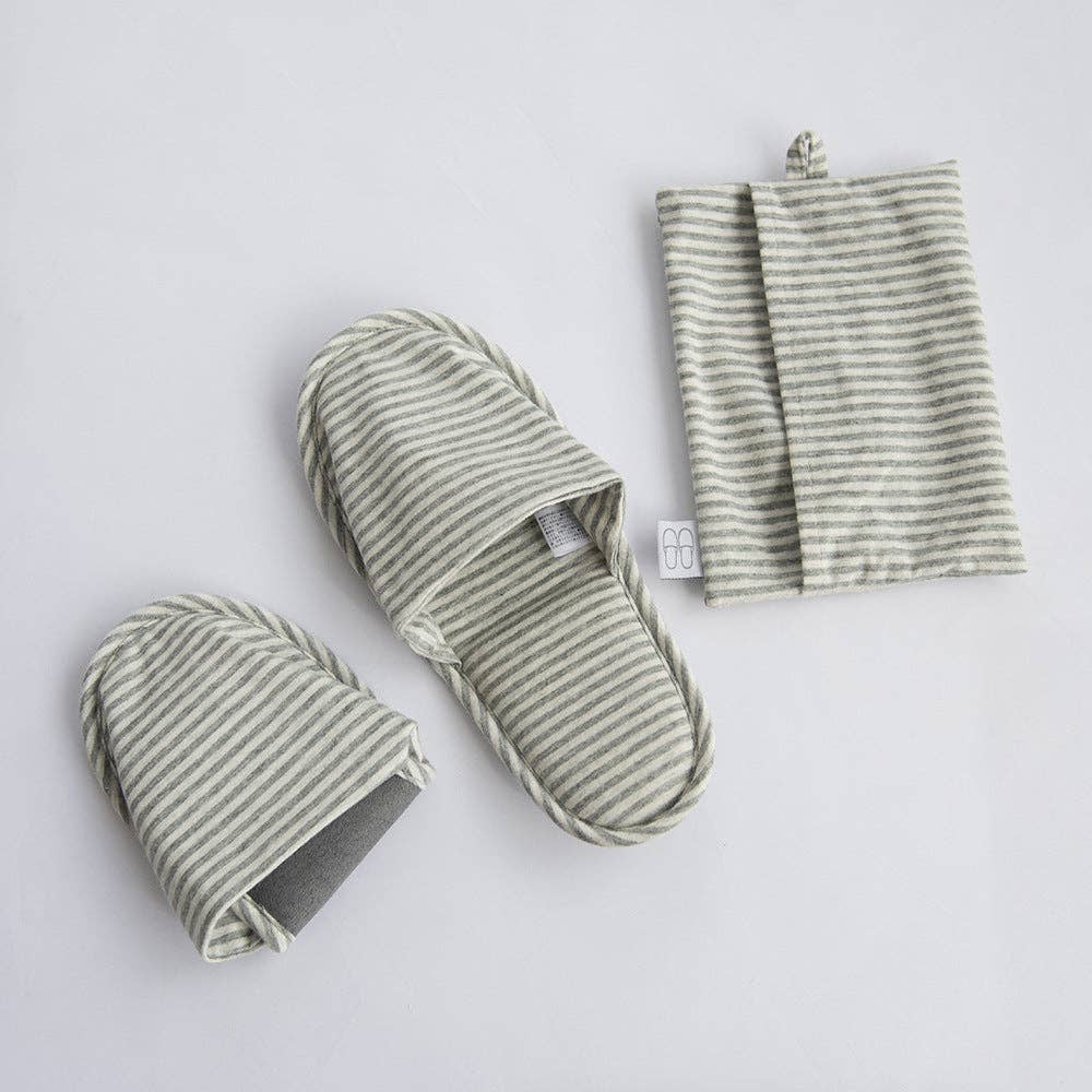 Funkyrel® Atzbranding Limited - Wholesale Slippers - Women's - Slipeer - Portable Stripe Slippers with A Pouch2