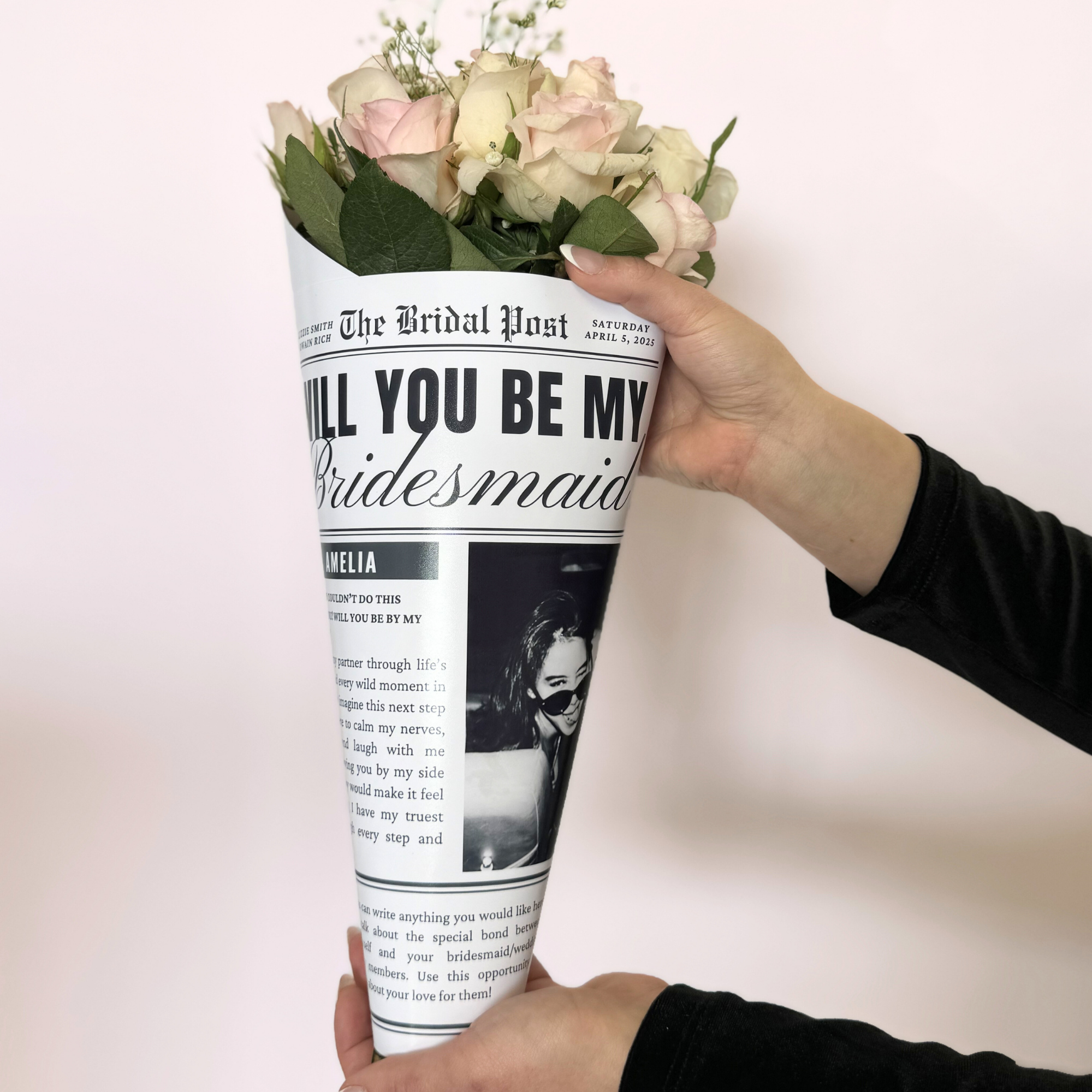 Never Knew I Needed - Wholesale Tissue Paper - Custom Newspaper Wrap, Branded News Image, Personalized Text4