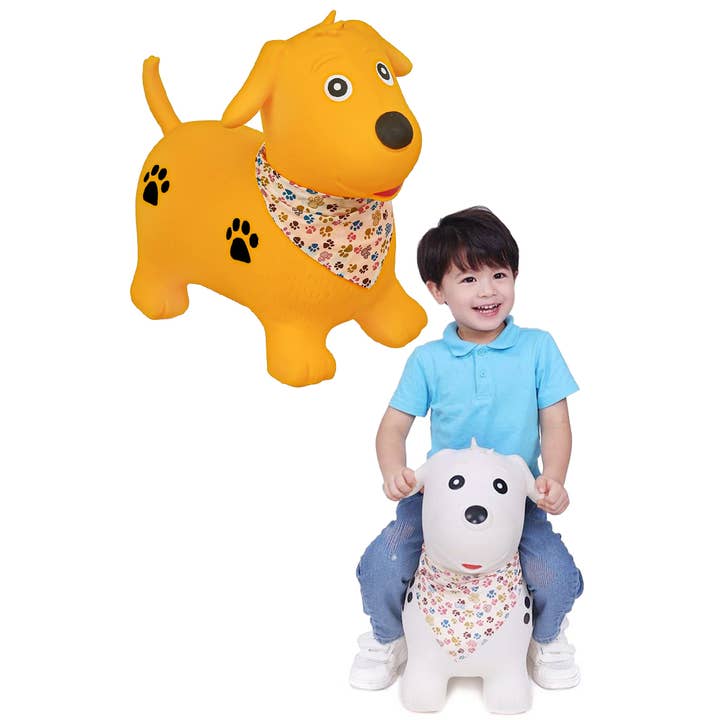 Cap Zone - Wholesale Inflatable toy – Child & baby - Kids Jumbo Puppy Inflatable PVC Jumping Hopper Toy