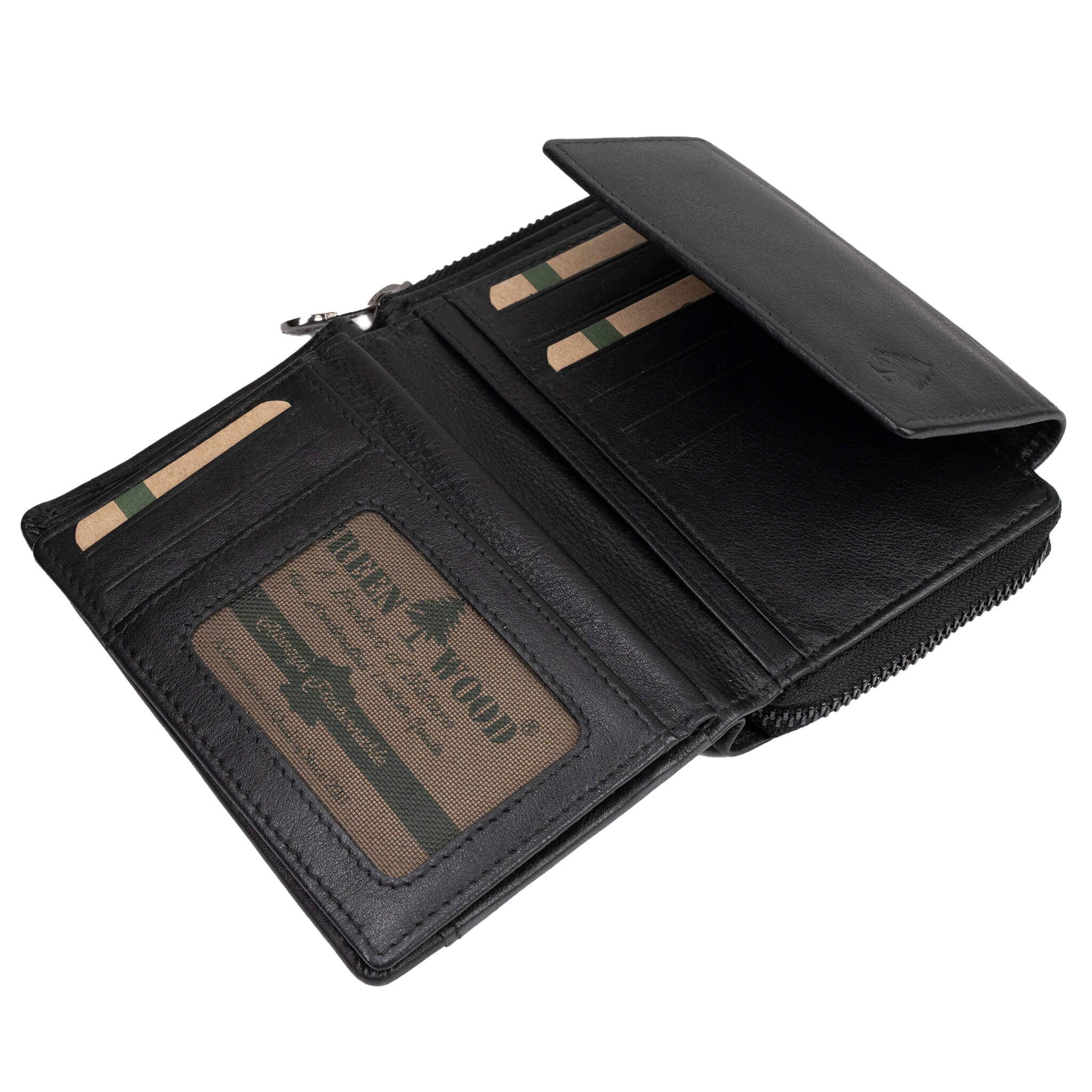 Greenwood - Wholesale Wallet - Women's - Kazu Wallet Women Medium Leather Purse Ladies RFID9