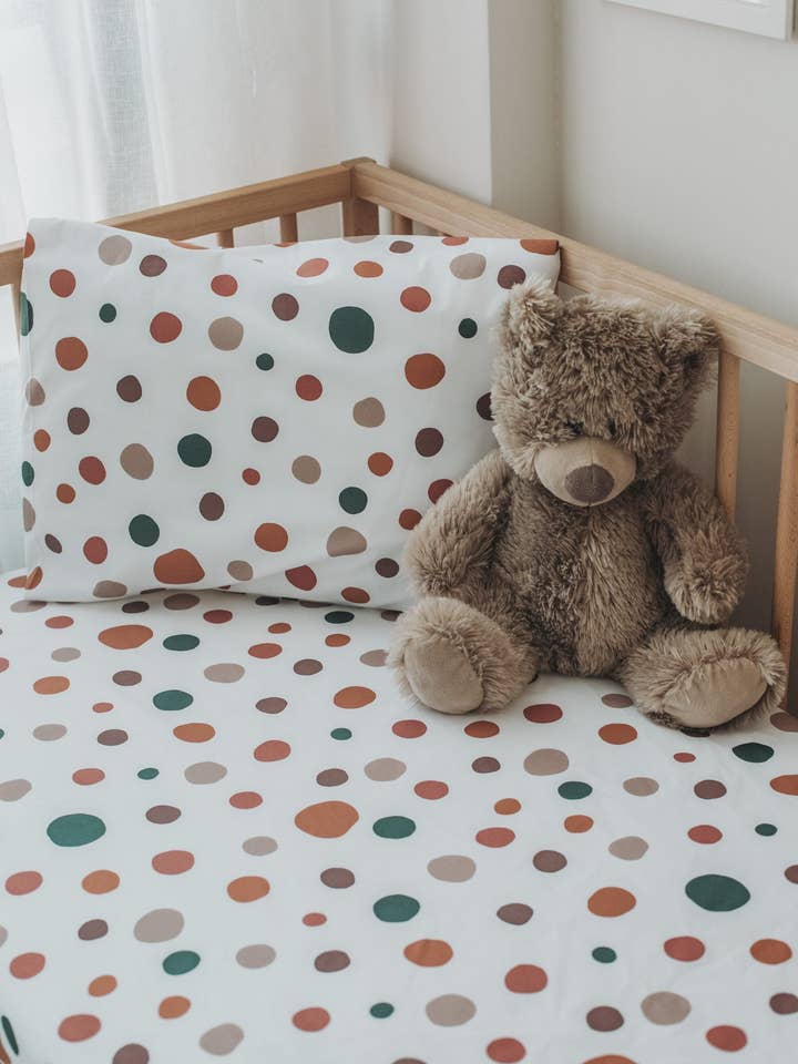 Sábana ajustable para cuna con puntos para venta al por mayor de Blzandco