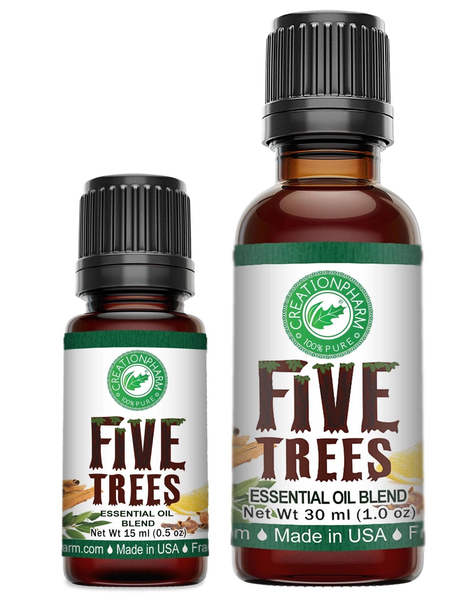 Creation Farm Inc – wholesale Essential oil – Five Trees Essential Oil Blend Cinnamon Clove Eucalyptus Rosemary Lemon Frankincense Pure Multi Purpose Aromatherapy Oil6