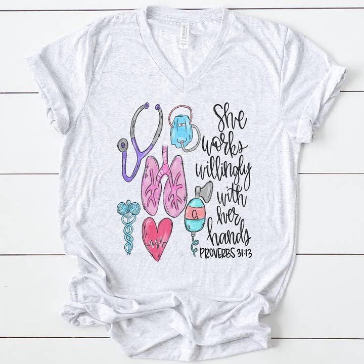 Respiratory Therapist Tee for wholesale by Painted Skies