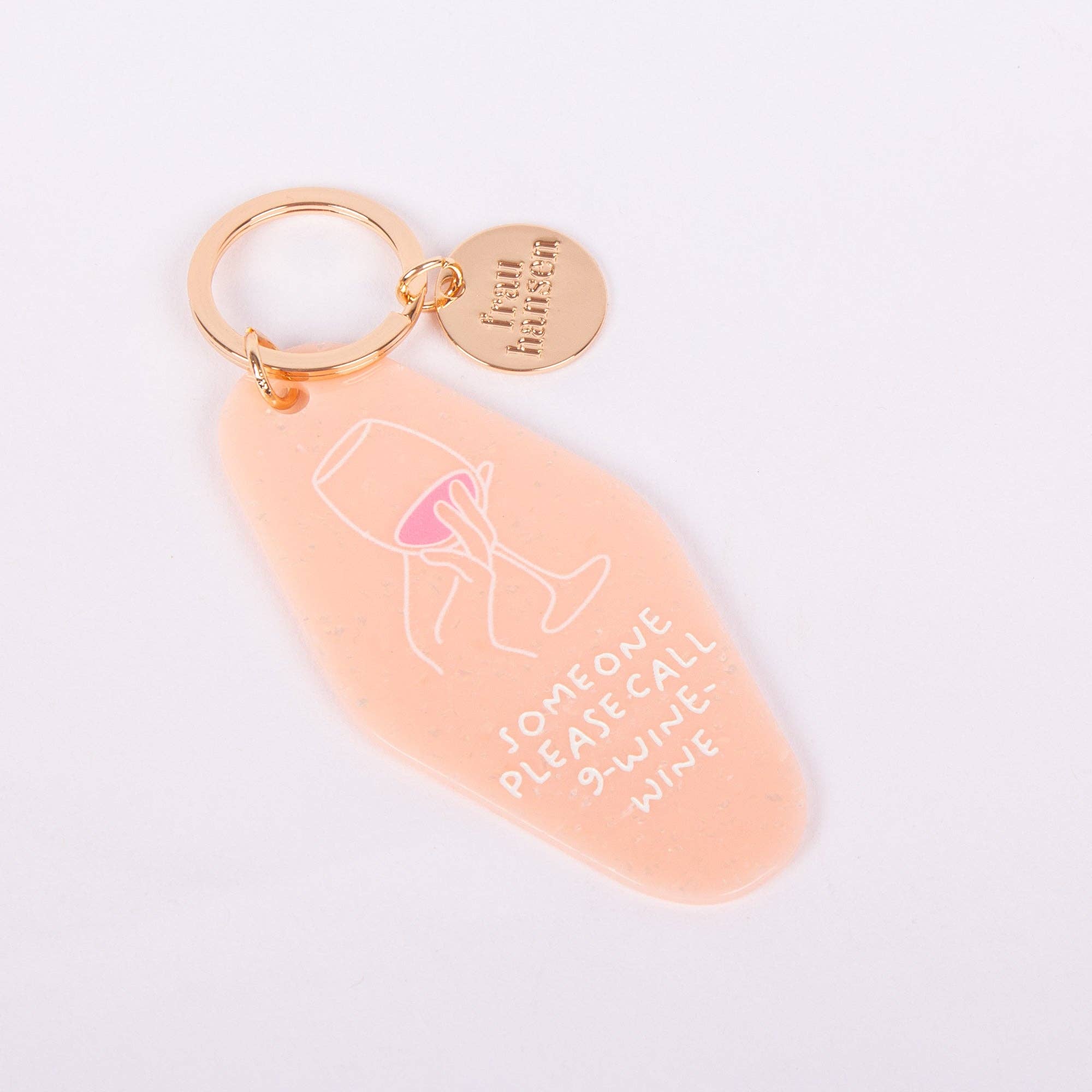 Frau Hansen – Engroshandel Nøglering - Dame – Nøglering 9-Wine-Wine (VE 6 stk.)1