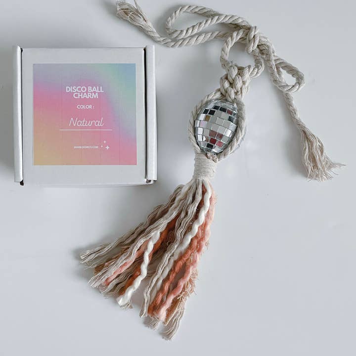 Mae Bloom - Wholesale Car Decorative Charm - Unisex - Car Charm // Disco Ball Charm // Car Accessory1