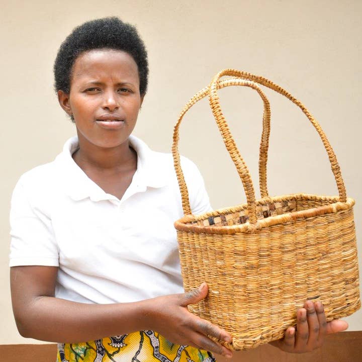 Villages Wholesale - Wholesale Tote Bag - Unisex - Banana Twine Market Tote Basket7