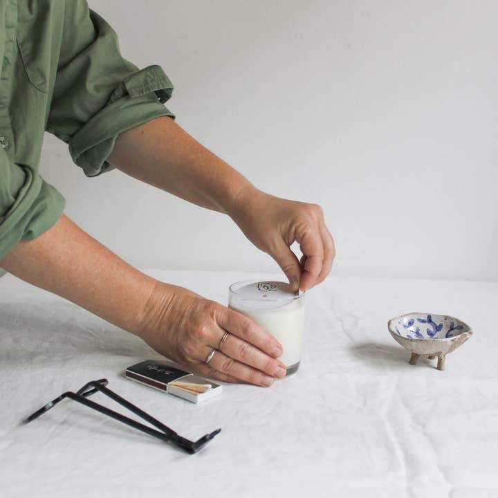 1502 Candle Co. - Wholesale Jar/filled candle - Monstera Leaf & Aloe Minimalist Tumbler Soy Wax Candle2