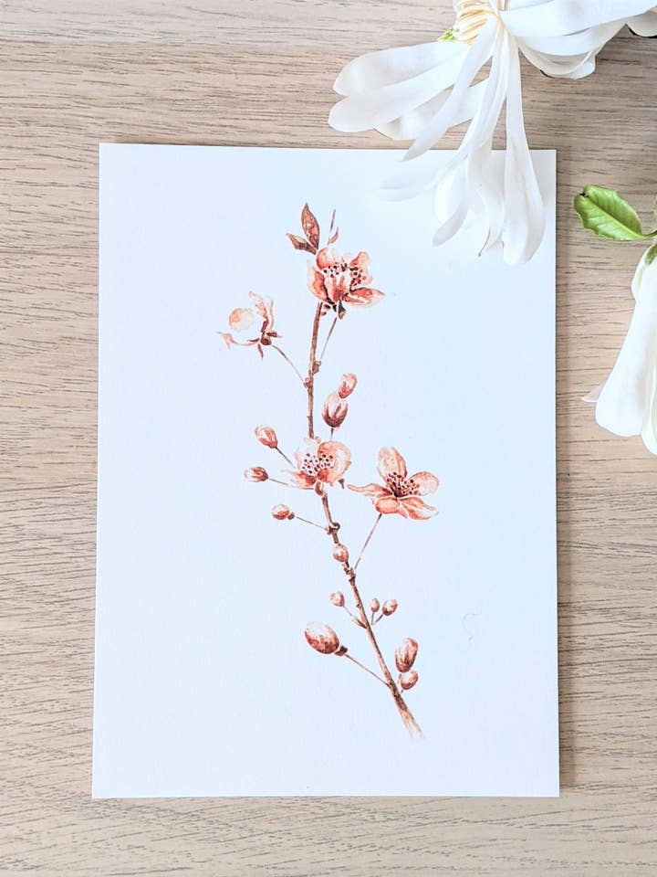 Art print 'Blossom' | Handmade | Bio-pure paper for wholesale by ArtworkByMadelon