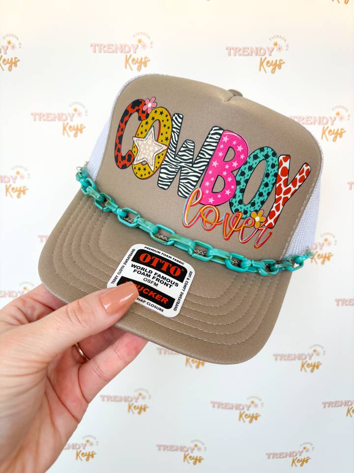 Chapéu Caminhoneiro Cowboy Lover por atacado de TrendyKeys