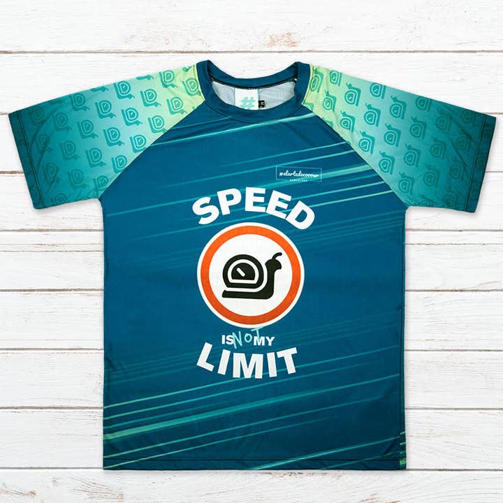 Camiseta técnica masculina #Caracol por atacado de elartedecorrer